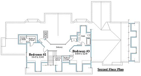 cape cod home 2nd floor plan